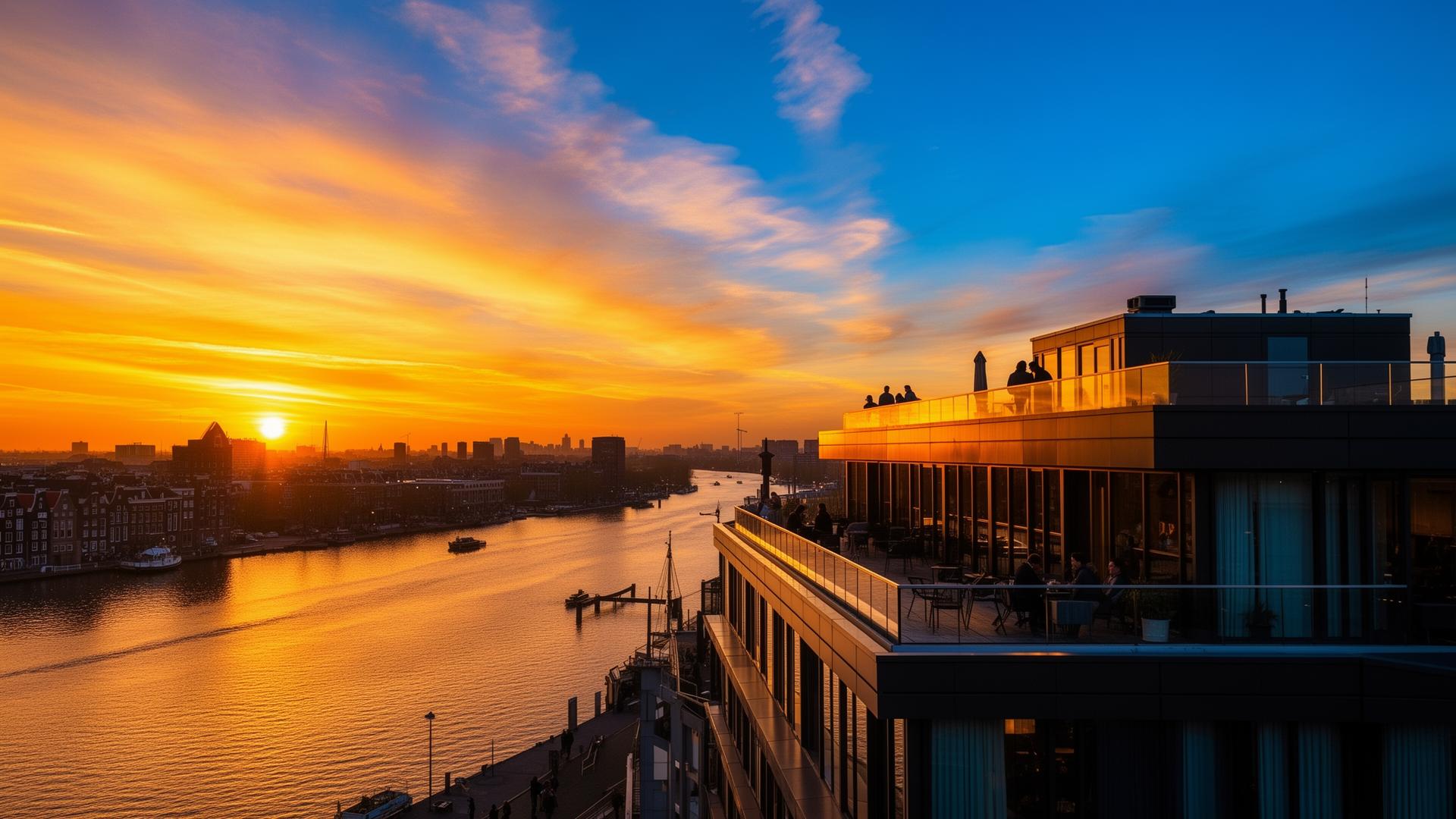 Rooftop Sunset